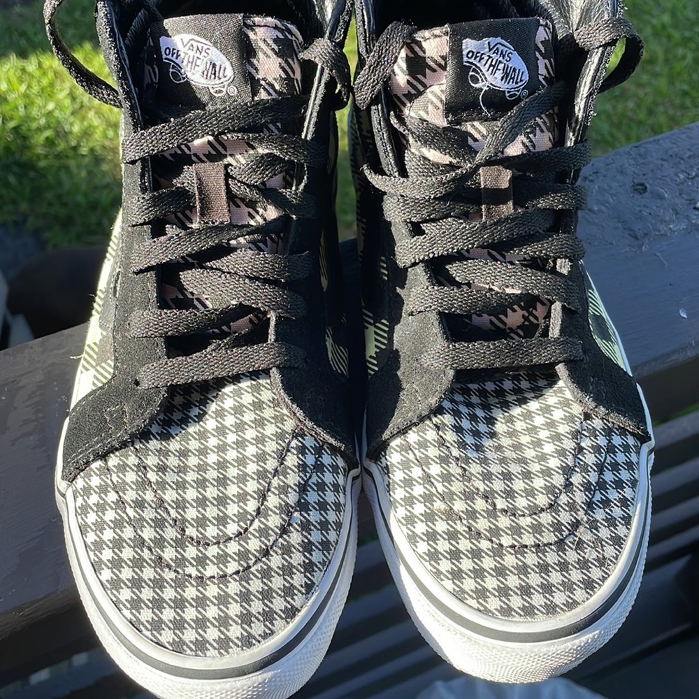 Vans Plaid Colorful Hi Tops - Picture 3 of 7